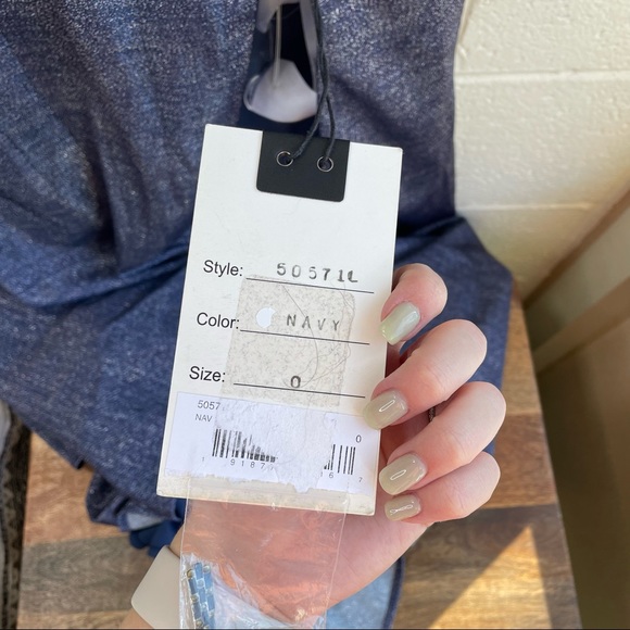 NWT Mac Duggal 50571L Plunge Maxi Dress Gown - Picture 6 of 9